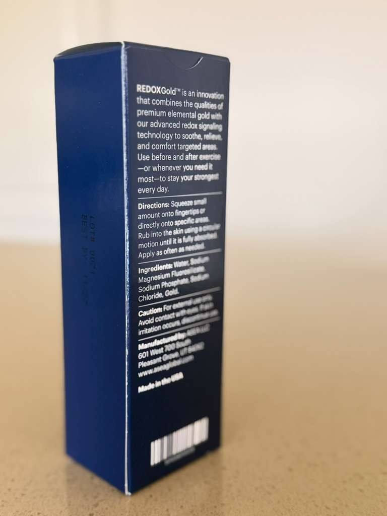 ASEA Redox Gold Massage + Soothing Gel (3 FL OZ) EXP: 11/27 FREE SHIPPING