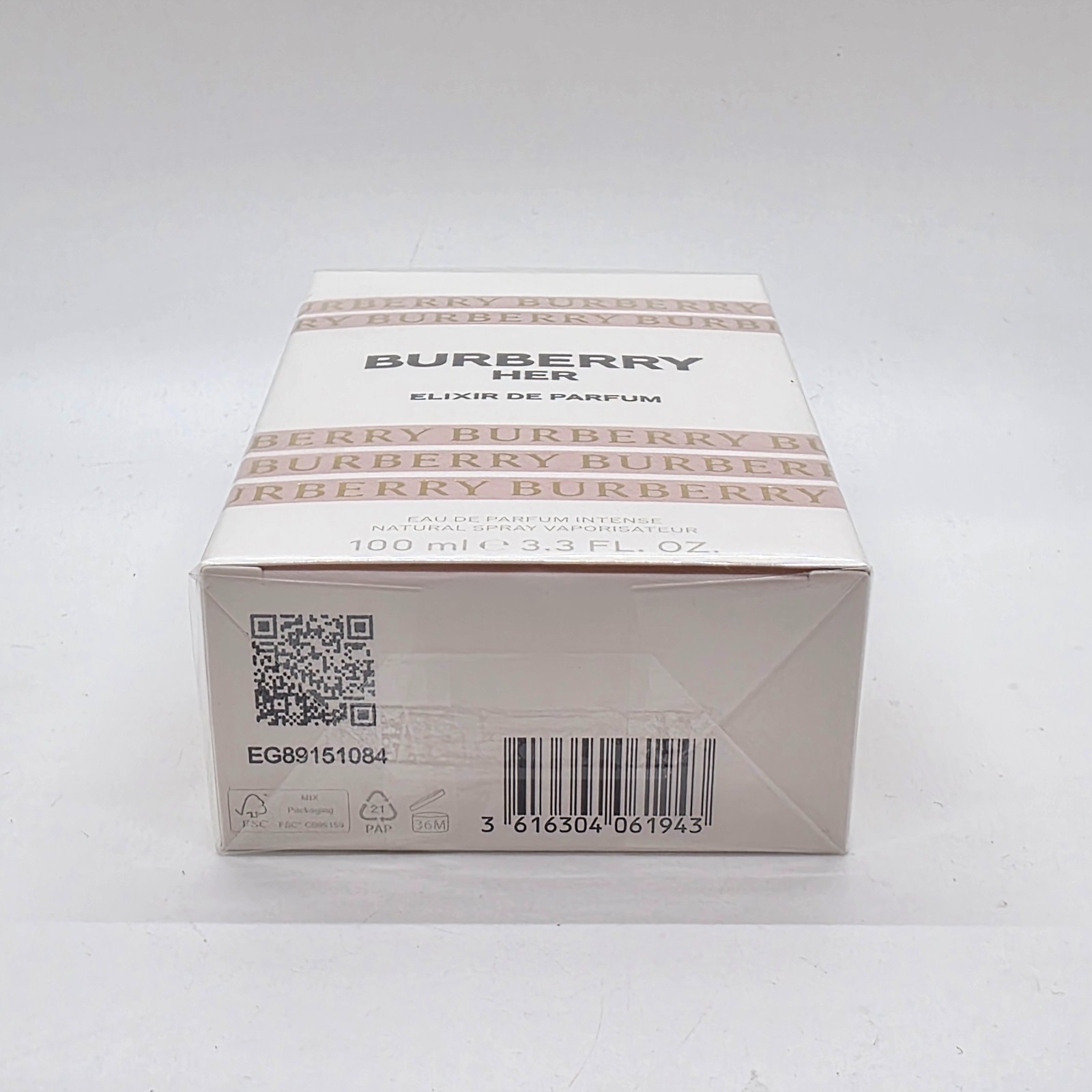 Burberry Her Elixir 3.3/3.4 oz Eau De Parfum Intense 100 ml Spray For Women