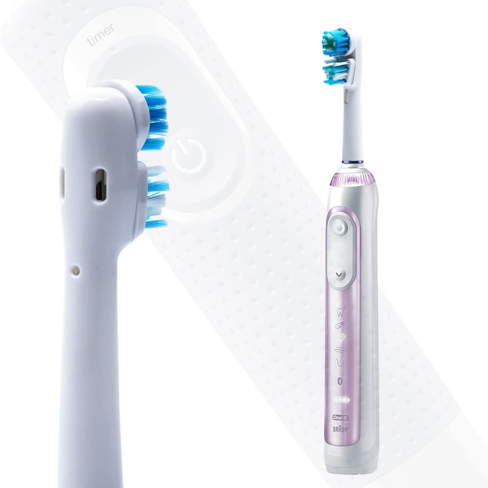 Hippie Hype Double Clean Brush Heads Compatible Braun Oral-B Dual Clean