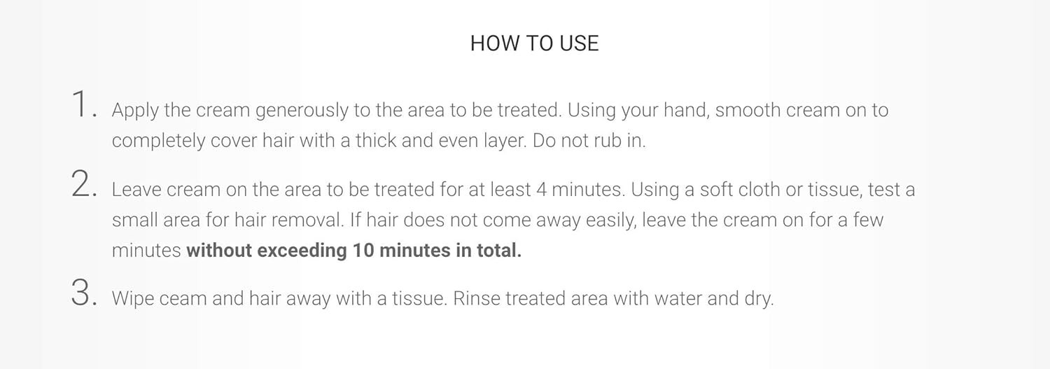 4-Minute Painless Hair Removal Cream for Men – 6.8 Fl Oz with Aloe Vera