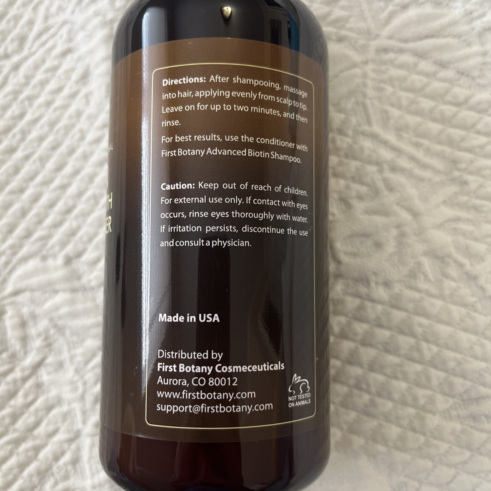 FIRST BOTANY Biotin Hair Growth Conditioner 16 oz