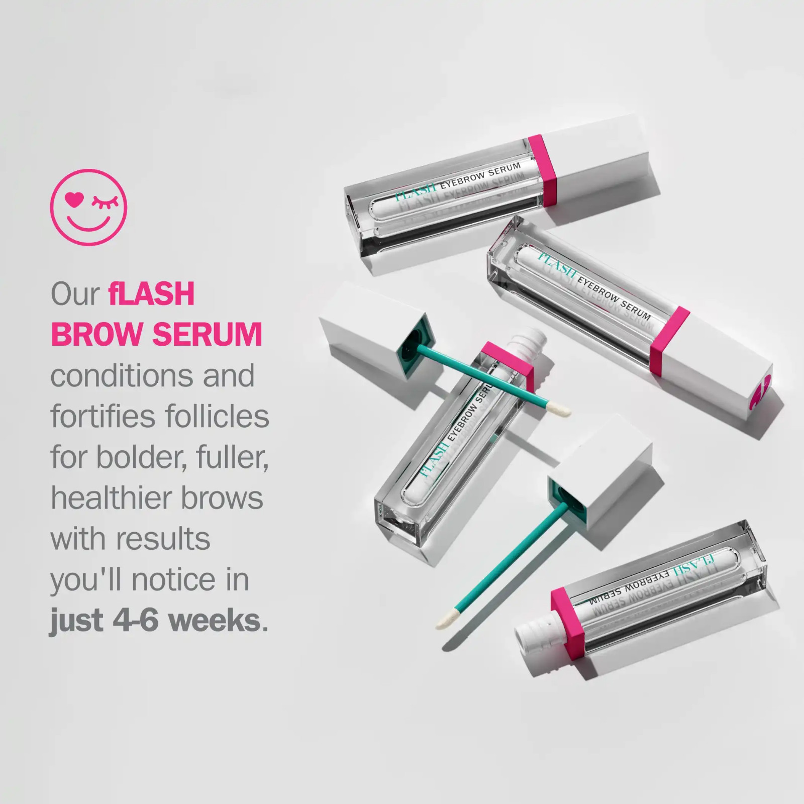 fLASH Eyebrow Serum for Bolder, Fuller, Thicker-looking Brows