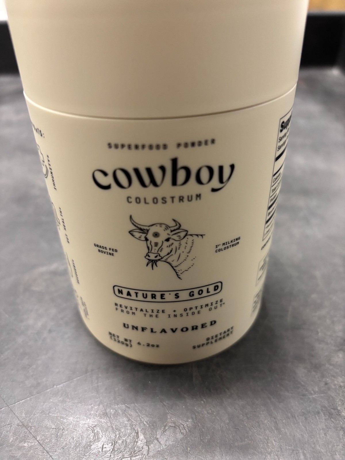 Nature’s Gold Cowboy Colostrum – Superfood Powder, 4.2 oz (120g), 3 Flavors