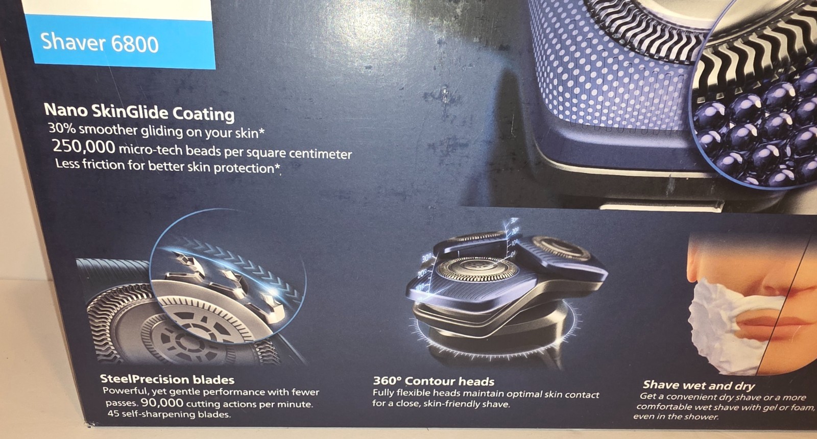 (NEW) Philips Norelco Shaver 6800 with SenseIQ Technology (SEALED RETAIL BOX)