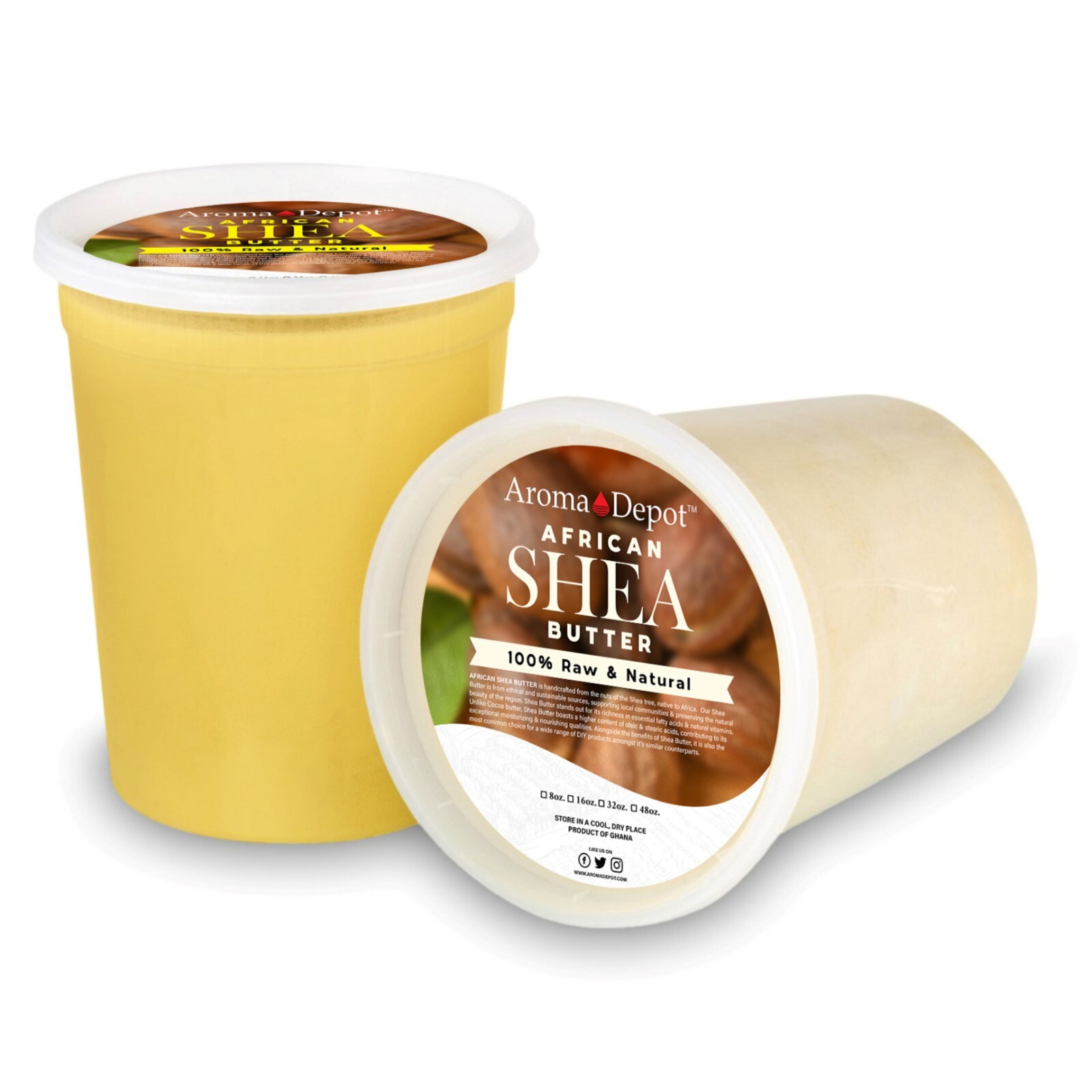Raw African Shea Butter Yellow Wholesale 100% Pure Natural Organic Unrefined Lot