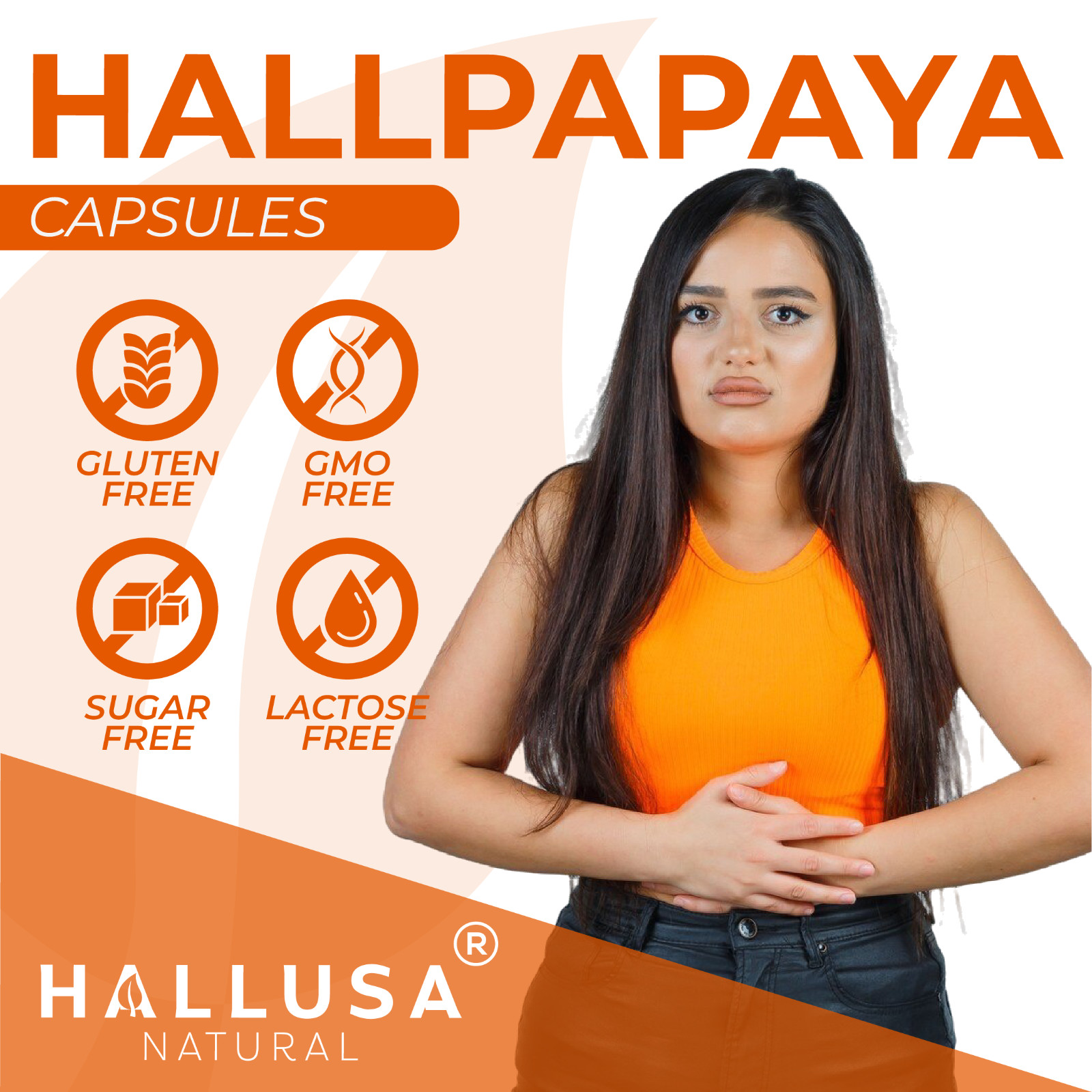 PAPAYA Enzymes – Digestive Health – Bloating and Heartburn – 60 Tab