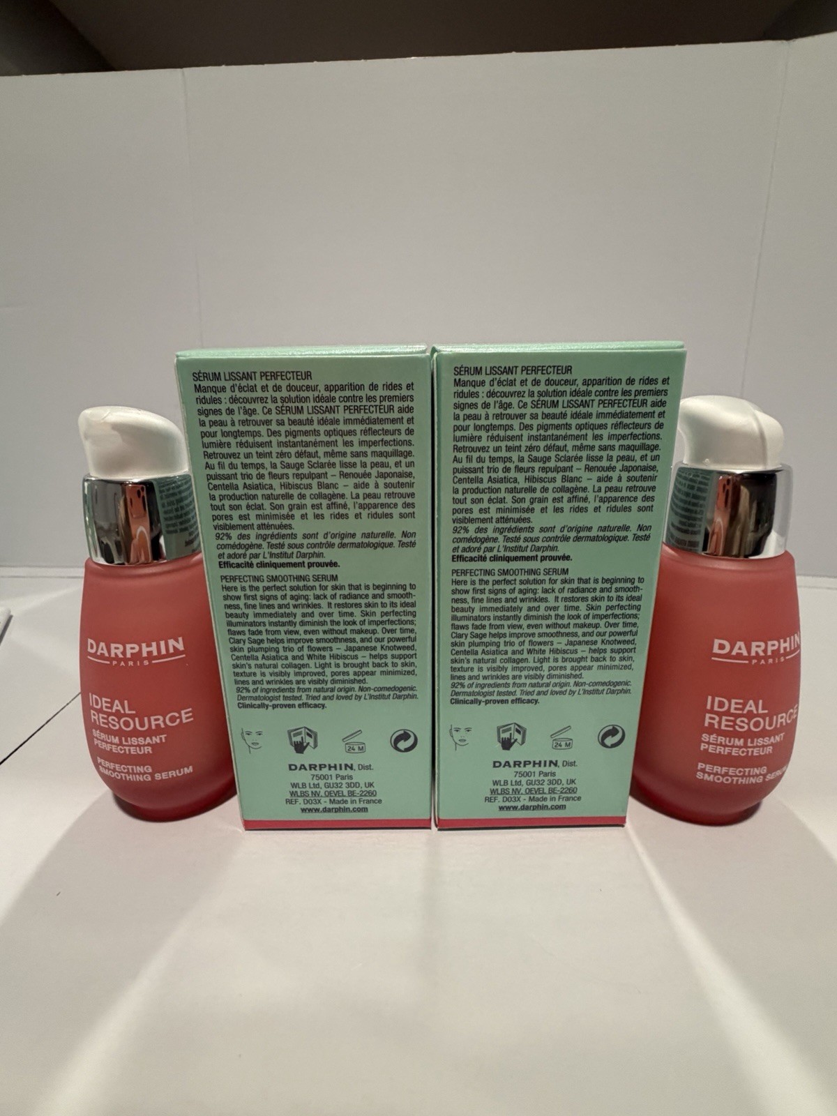 NIB darphin ideal resource anti-aging & radiance smoothing serum 1 OZ X 2 pcs
