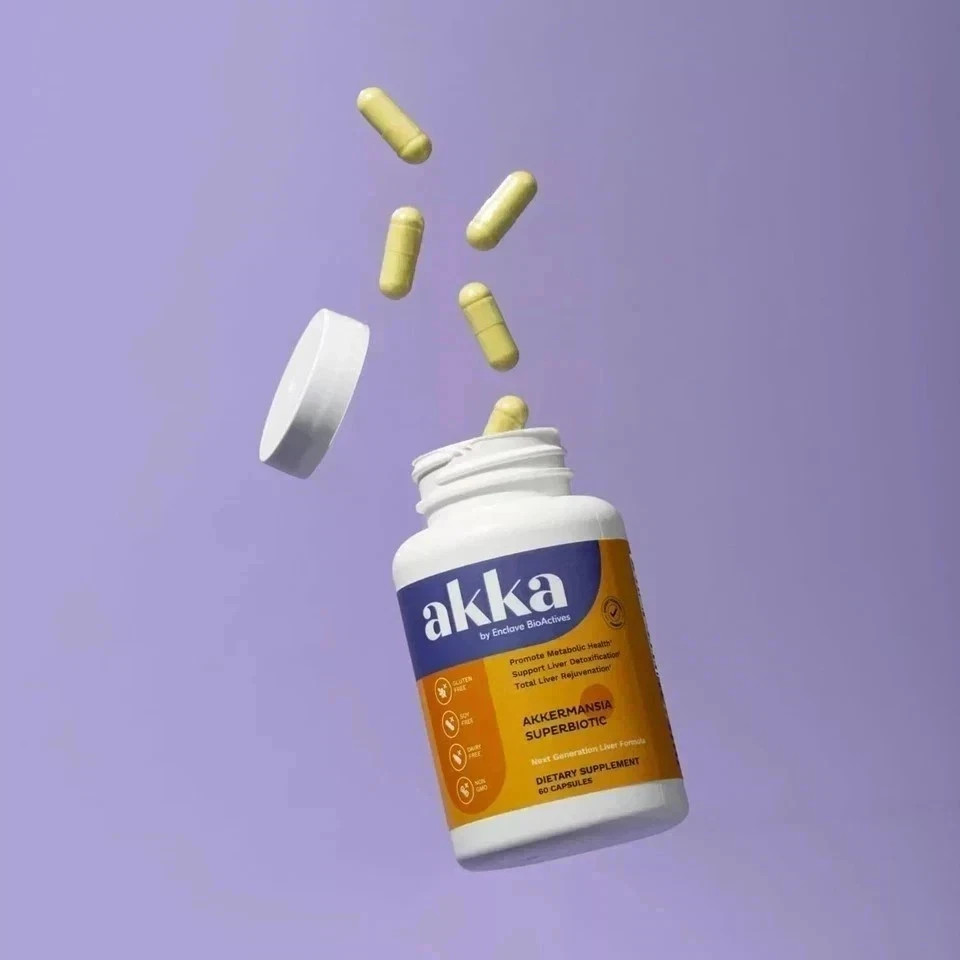 Akka Premium Liver Cleanse Detox & Repair Superbiotic. 60 Capsules Gut Health