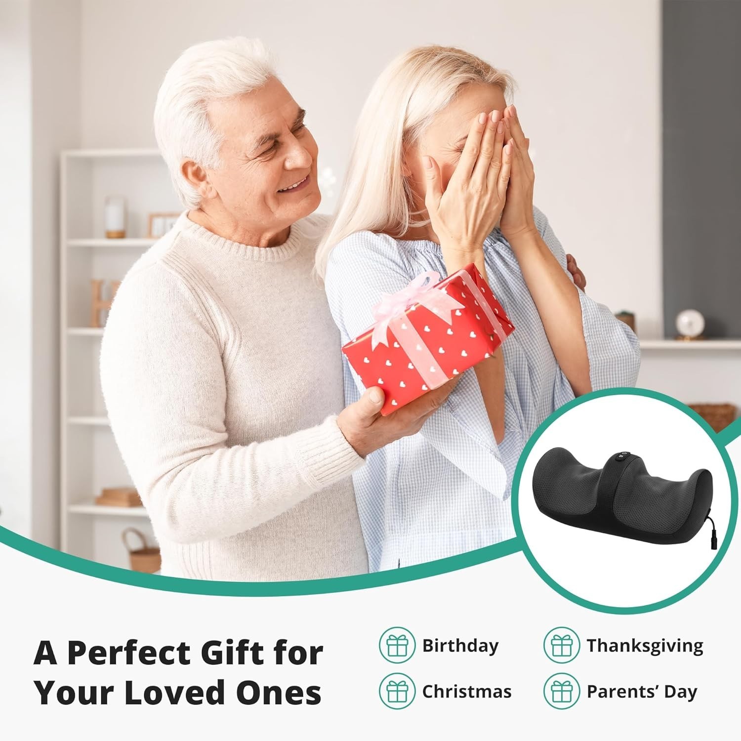 Soothing Shiatsu Foot Massager with Breathable Fabric – Perfect for Daily Use