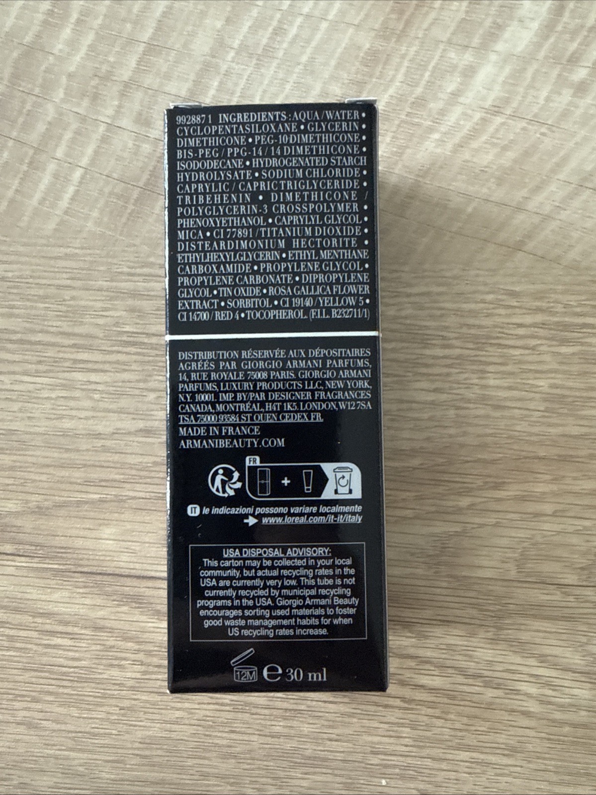 Giorgio Armani Luminous Silk Hydrating Primer 30mL/1 fl oz New Authentic NIB