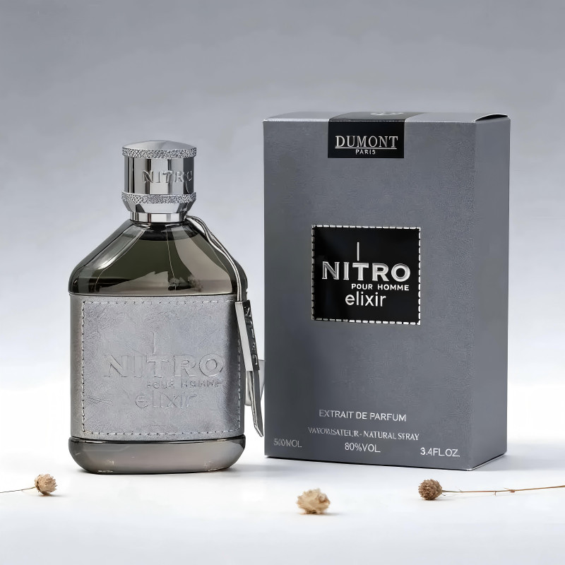 Nitro Elixir Pour Homme Extrait De Parfum 3.4 oz/100 Ml For Men.