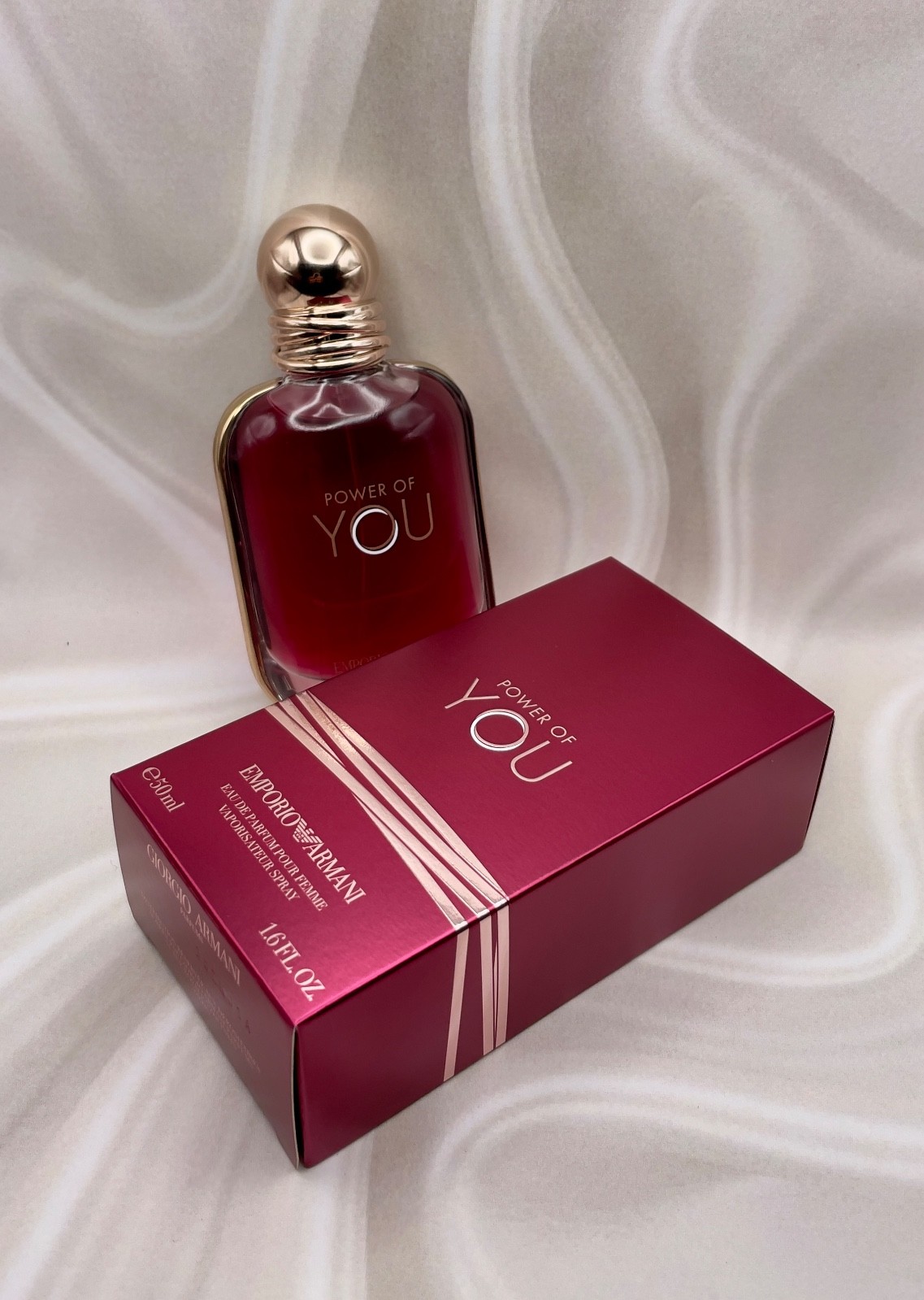 EMPORIO ARMANI POWER OF YOU EDP SPRAY POUR FEMME 50 ML NEW.