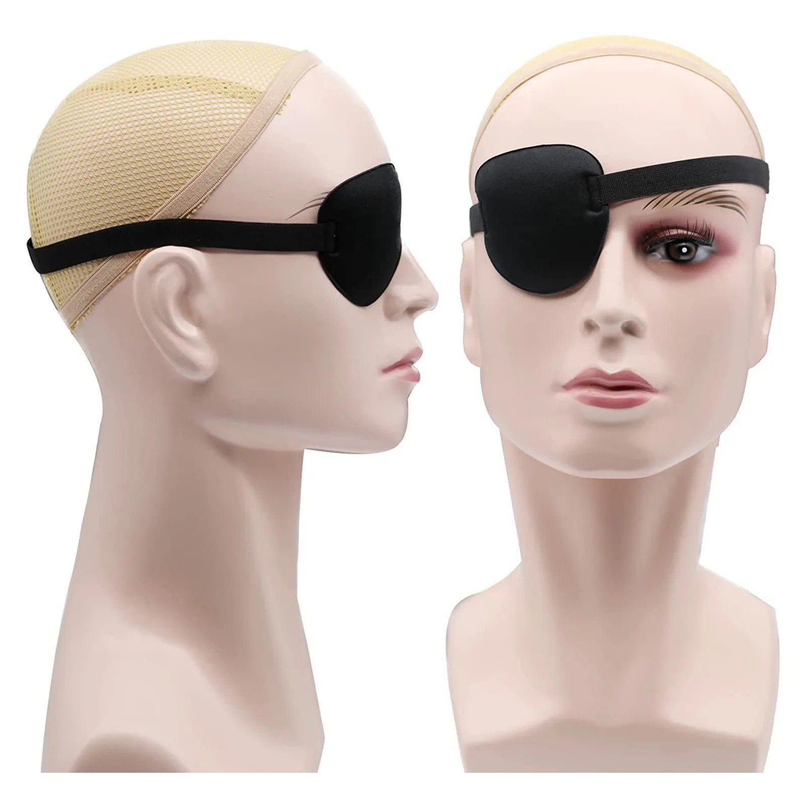 2PCS 3D Adjustable Eye Patches for Left or Right Eyes for Adults and Kids USA