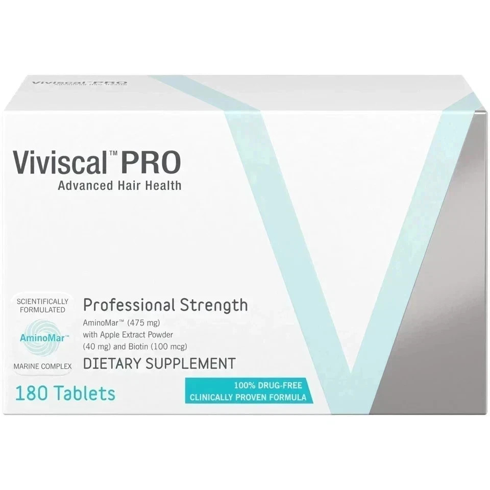 Viviscal Pro Advanced Hair Growth Supplement 180 Tablets Expiry 12/2027 New