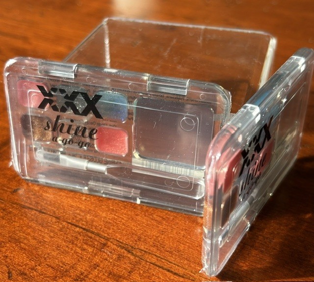 Vintage Urban Decay XXX Shine A-go-go Mini XXX Shine Lip Gloss palette +mirror