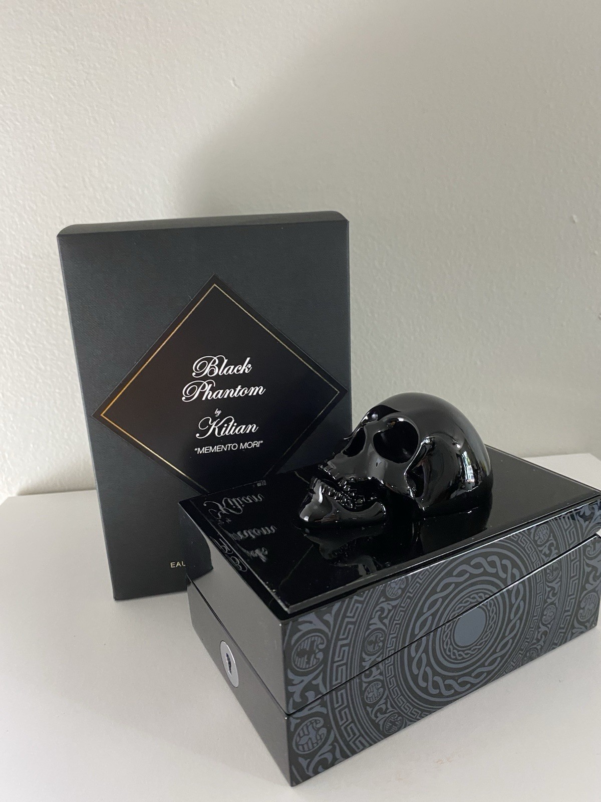 Kilian Black Phantom EDP With Coffret Vaporisateur Spray, MEMENTO MORI, 1.7 OZ