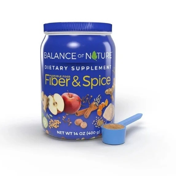 Balance of Nature-Fiber & Spice-Dietary Supplement 14oz Canister