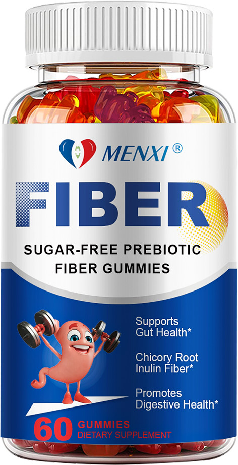 2Packs Fiber Gummies 5000mg Per Serving Natural Supplement, Healthy Digestion