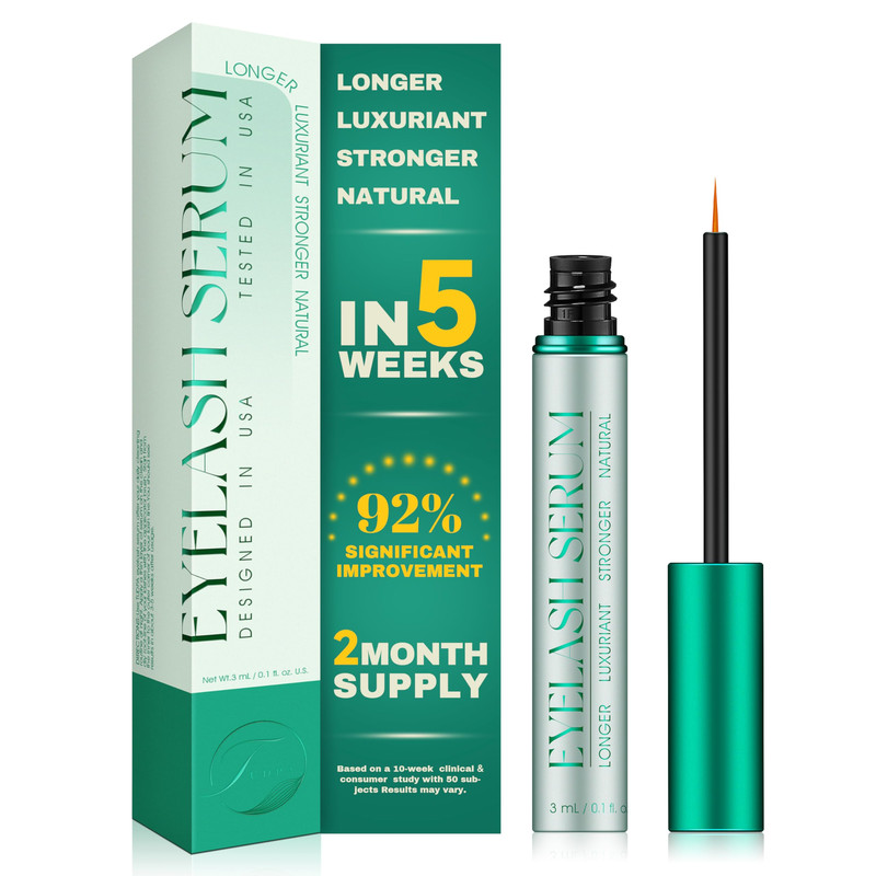 Tudpa Eyelash Growth Serum Promotes Natural Lash Growth For Longer Thicker And