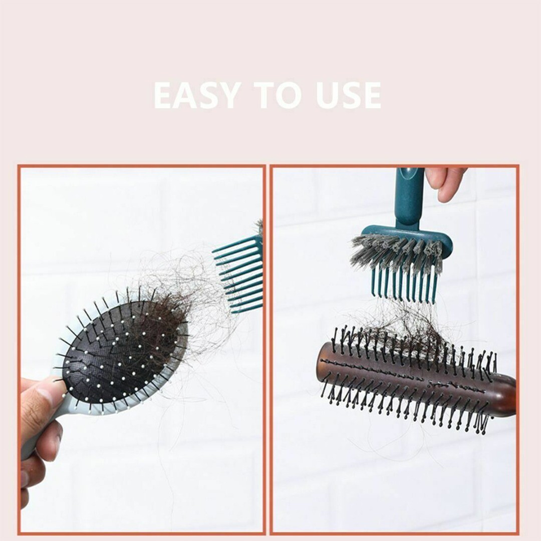 2 in 1 Remover Brush Comb Cleaner Tool Hair Brush Cleaning for Removing