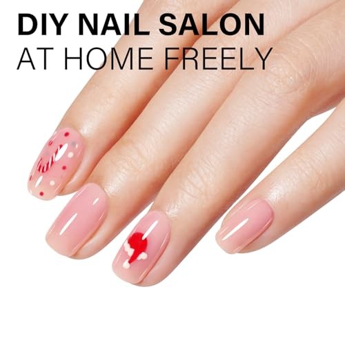 Gel Nail Polish Nude Pink Gel Polish Sheer Neutral Color Jelly Gels Sheer Pink