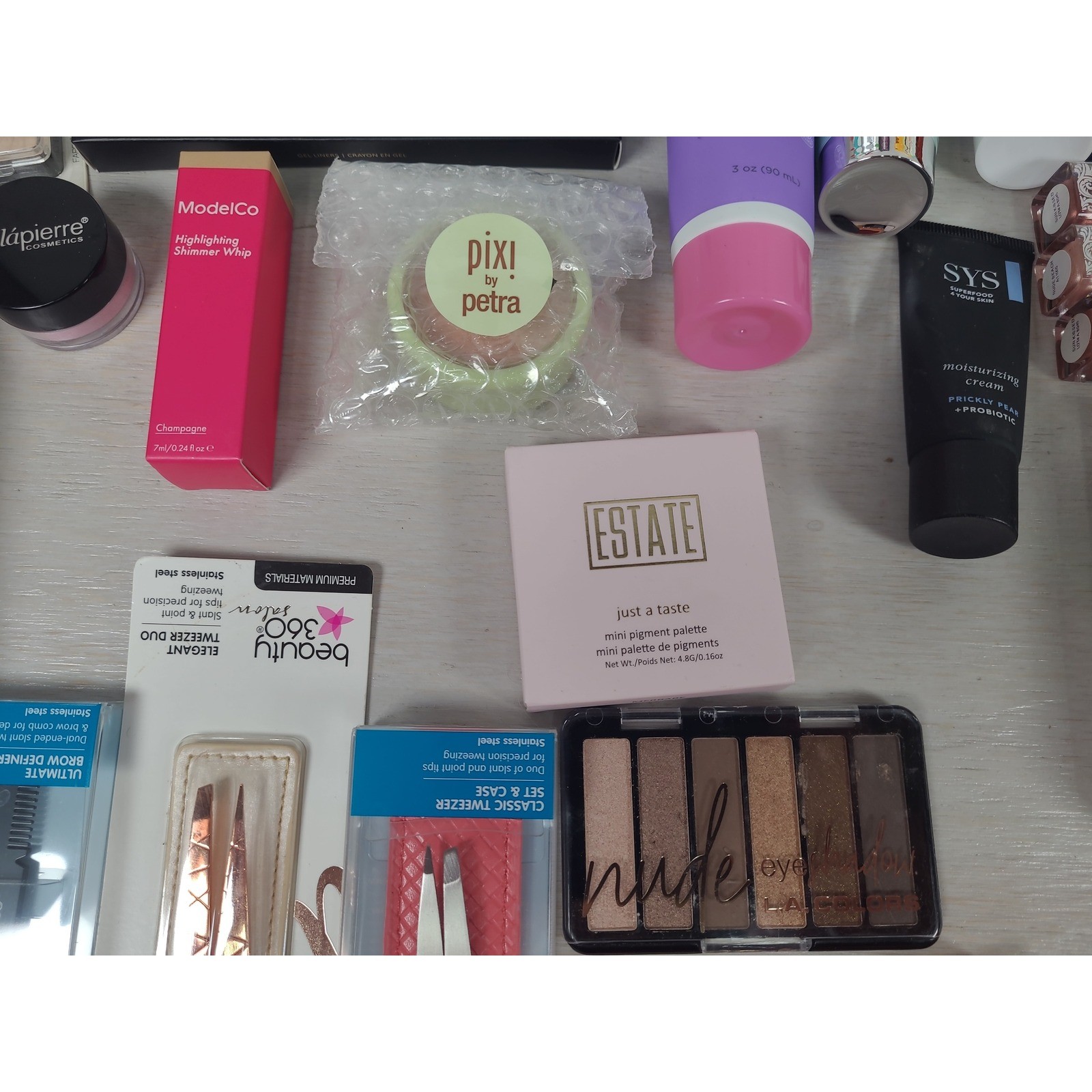 Huge Beauty Skincare Makeup Lot Elemis China Glaze Pixi LA Colors 40+ Pcs Bundle