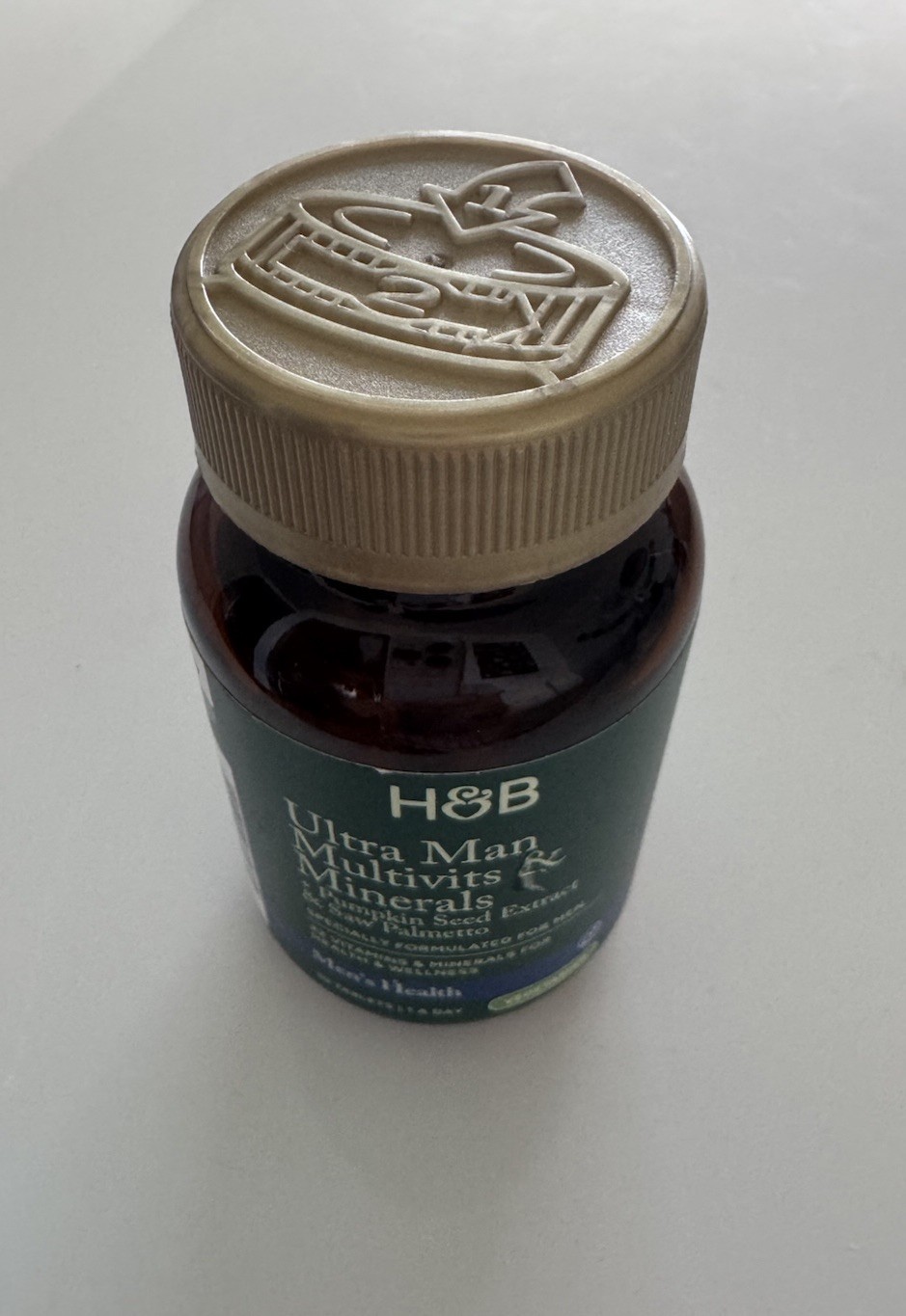 H&B Ultra Man Multivitamin & Minerals + Saw Palmetto & Pumpkin Seed 30 Tabs
