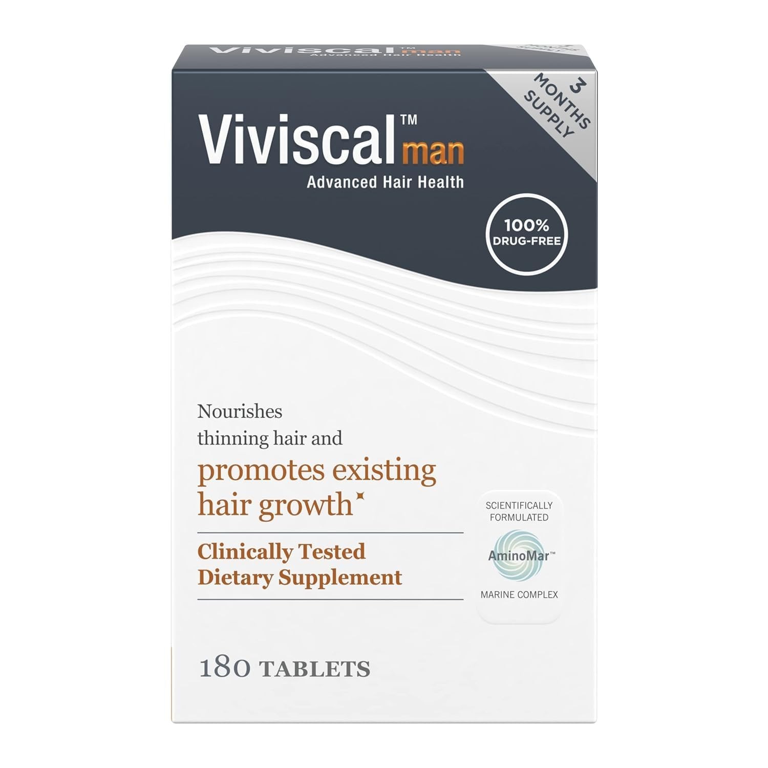 Viviscal Men Hair Growth Supplements 180 Tablets – 3 Month Supply