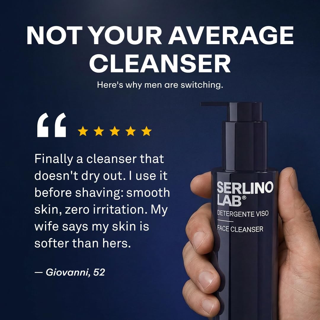 Serlino Lab Face Cream – Moisturizer with Retinol and Hyaluronic Acid, Refreshin