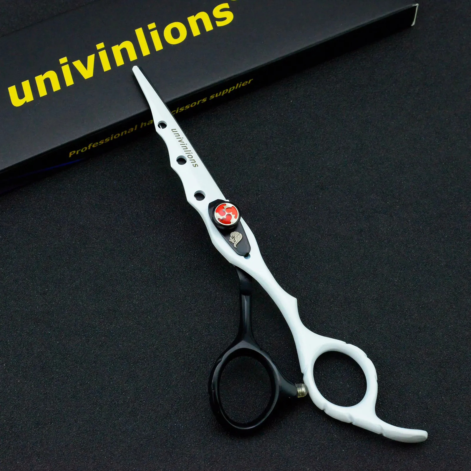 6″ 6cr13 Alloy Hairdressing Scissors Black Red Green Purple White Hair Cutting S