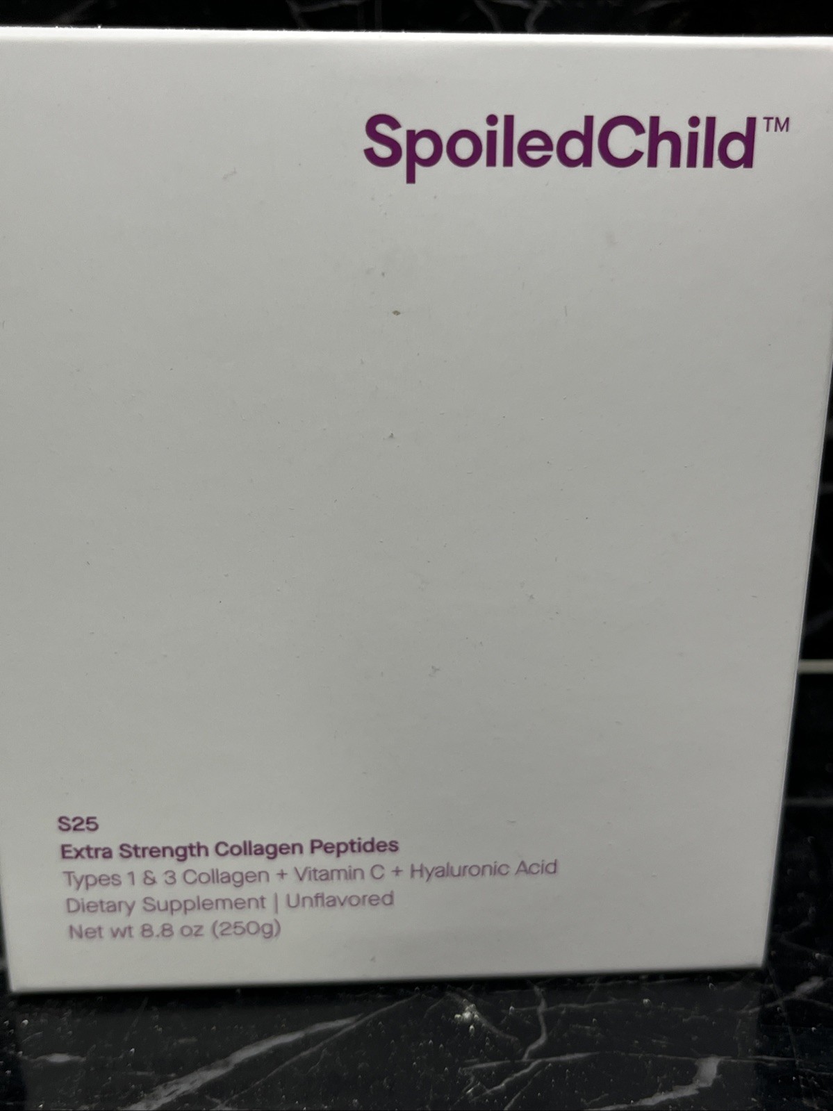Spoiled Child S25 Extra Strength Collagen Peptides Powder 8.8oz Unflavored NEW