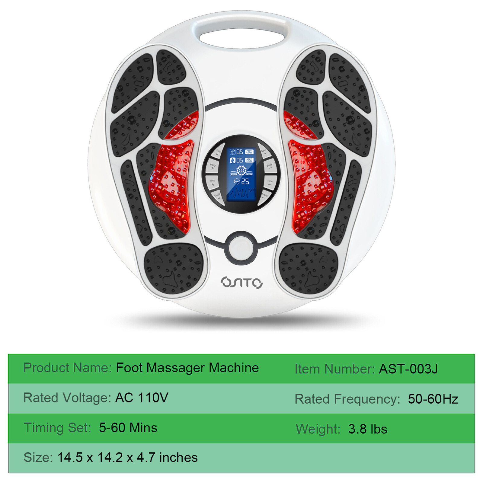 OSITO Neuropathy Foot Circulation Massager Booster EMS Tens Massager Feet Legs