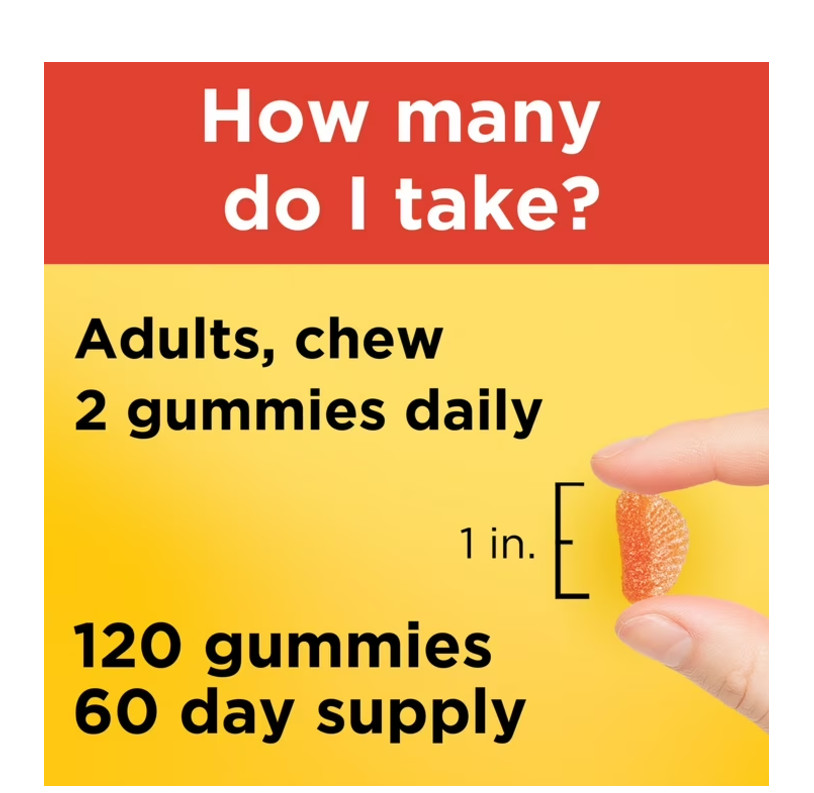 Nature Made Vitamin C 250 mg Per Serving Gummies,Dietary,120 Count Each,2 Pack