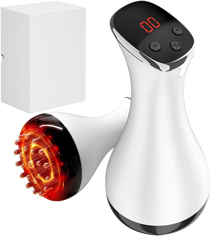 LED Display Rechargeable Massager: Anti-Cellulite & Skin Smoothing for Daily Use
