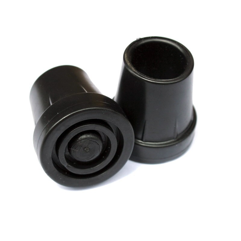 2 Pcs Cane Tips 3/4 Inch Heavy Duty Cane Tips Anti Slip TPR FReplacement NEW