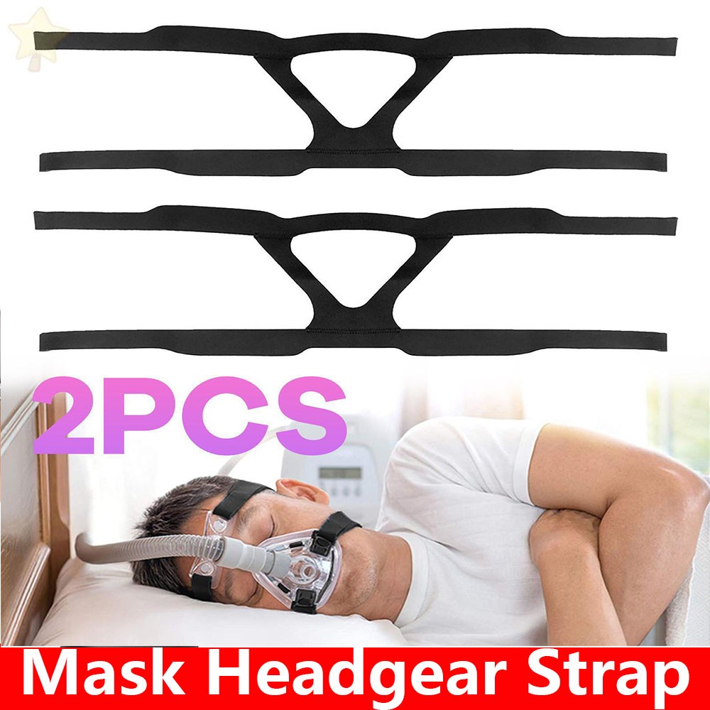 2PCS Universal CPAP Mask Headgear Strap for ResMed Mirage Philips Respironics us