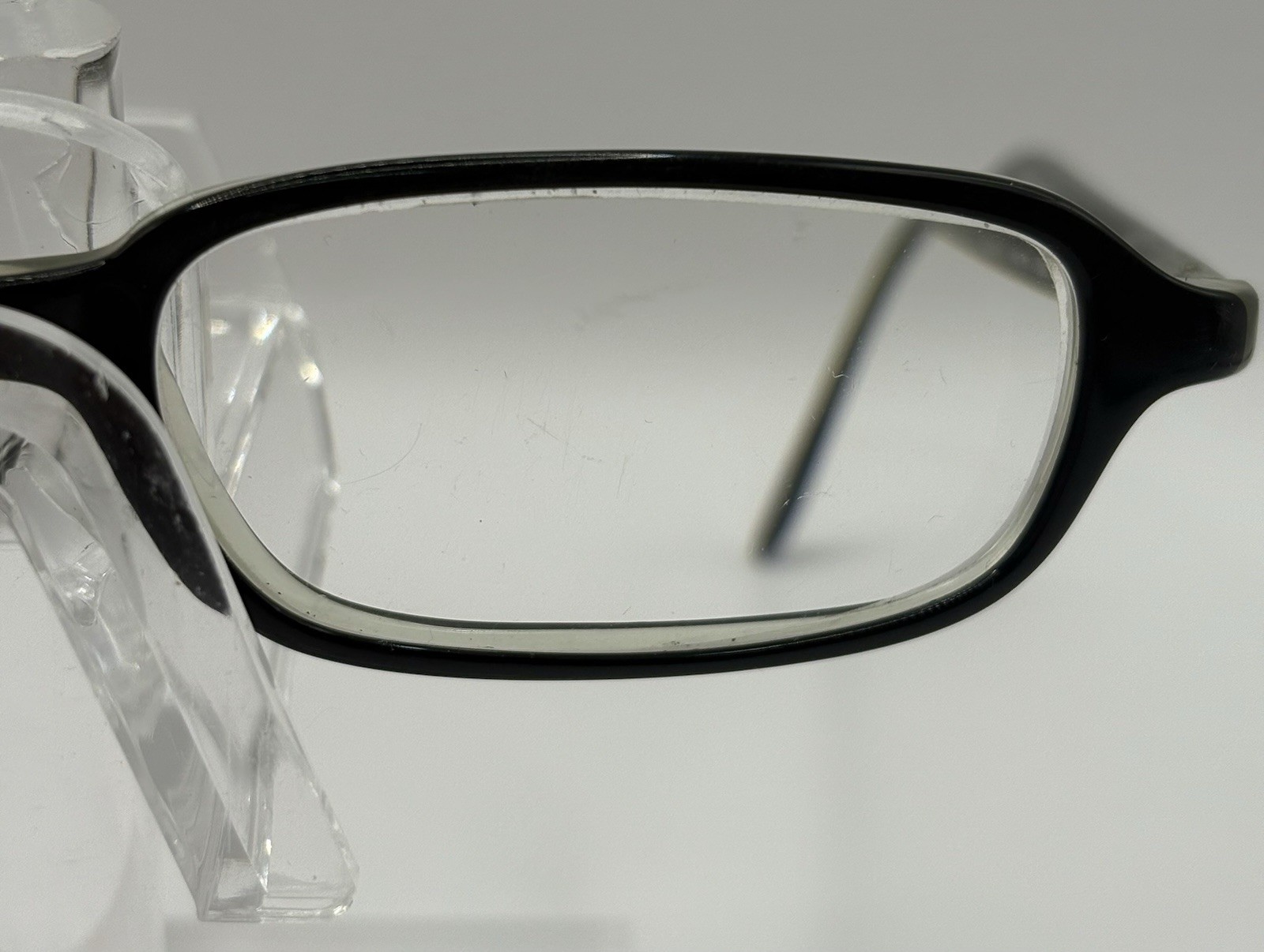 Moschino M3554-A Eyeglasses 45E 135 Black Green Rectangle Italy Women
