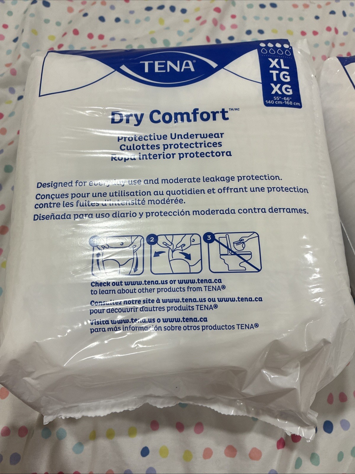 2 Dry Comfort Protective Underwear Packs 28 Pcs Total