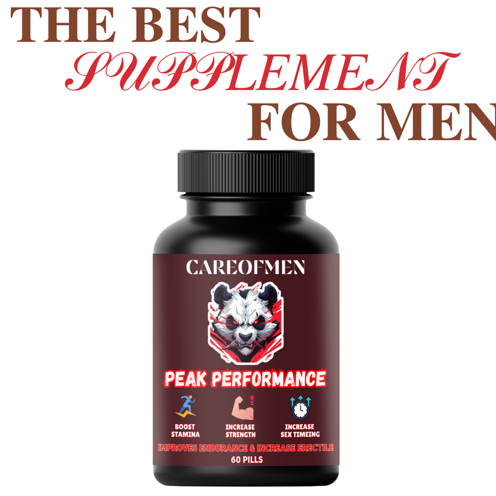 NEW . 60 Powerful Capsules . Works In 10 Minutes. 100% Money Back Guaranteed….