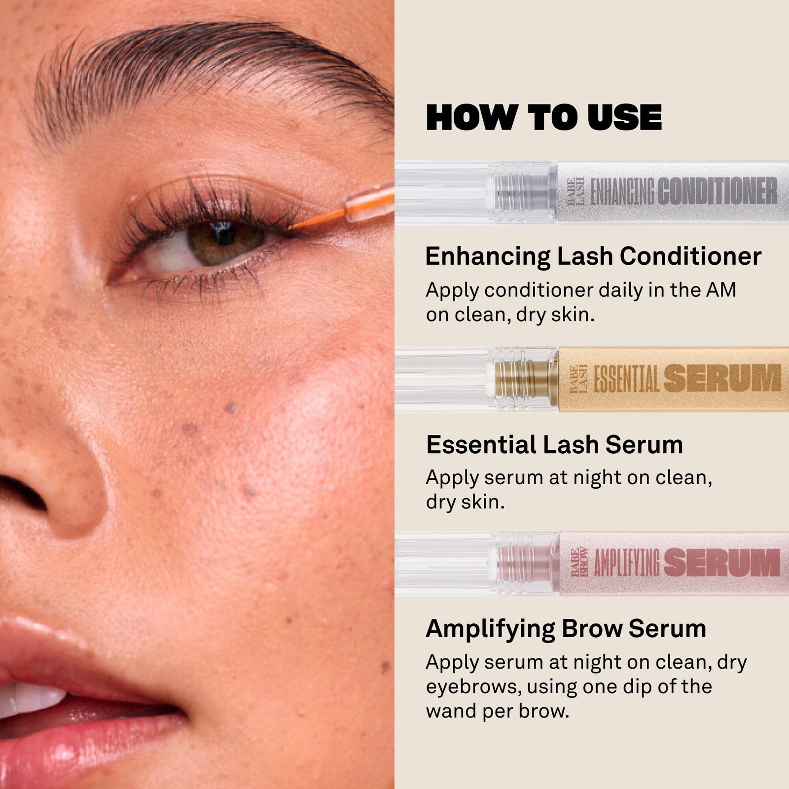 Babe Original Triple Threat Mini Set Includes Babe Lash Essential Serum