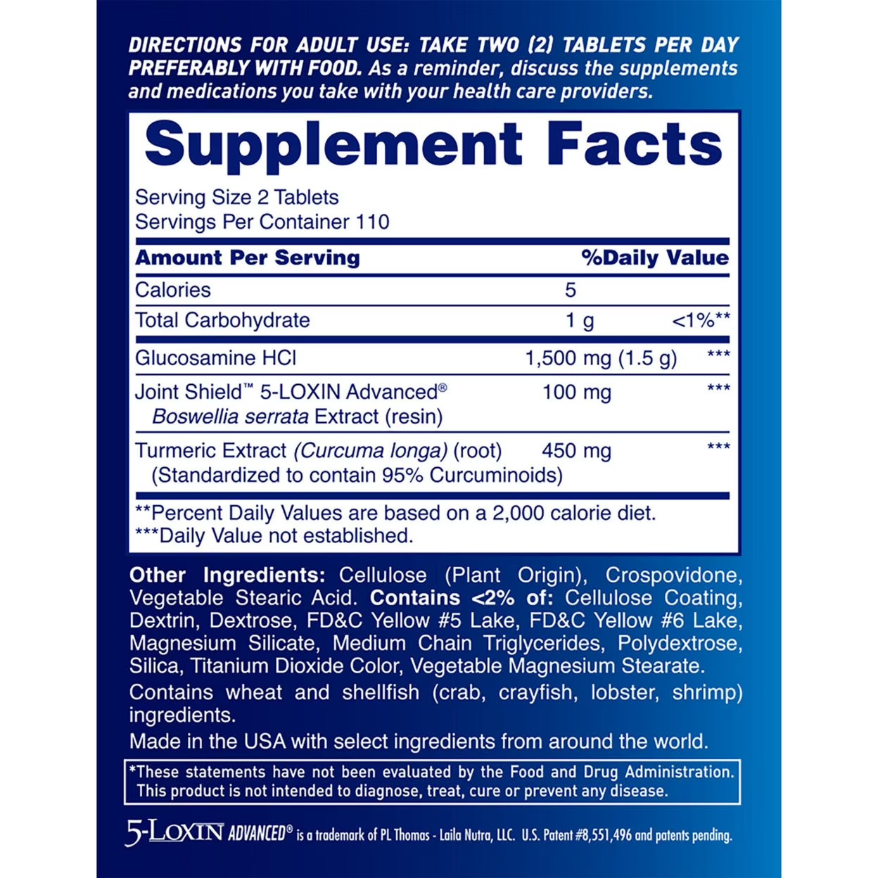 Osteo Bi-Flex Triple Strength with TURMERIC / 220 ct. / NEW & SEALED / Exp 2028