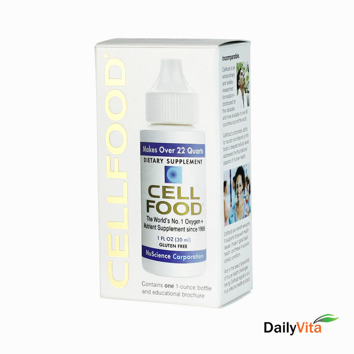 4 x Cellfood Liquid Concentrate 1 fl oz FRESH MADE IN USA FREE SHIPPING