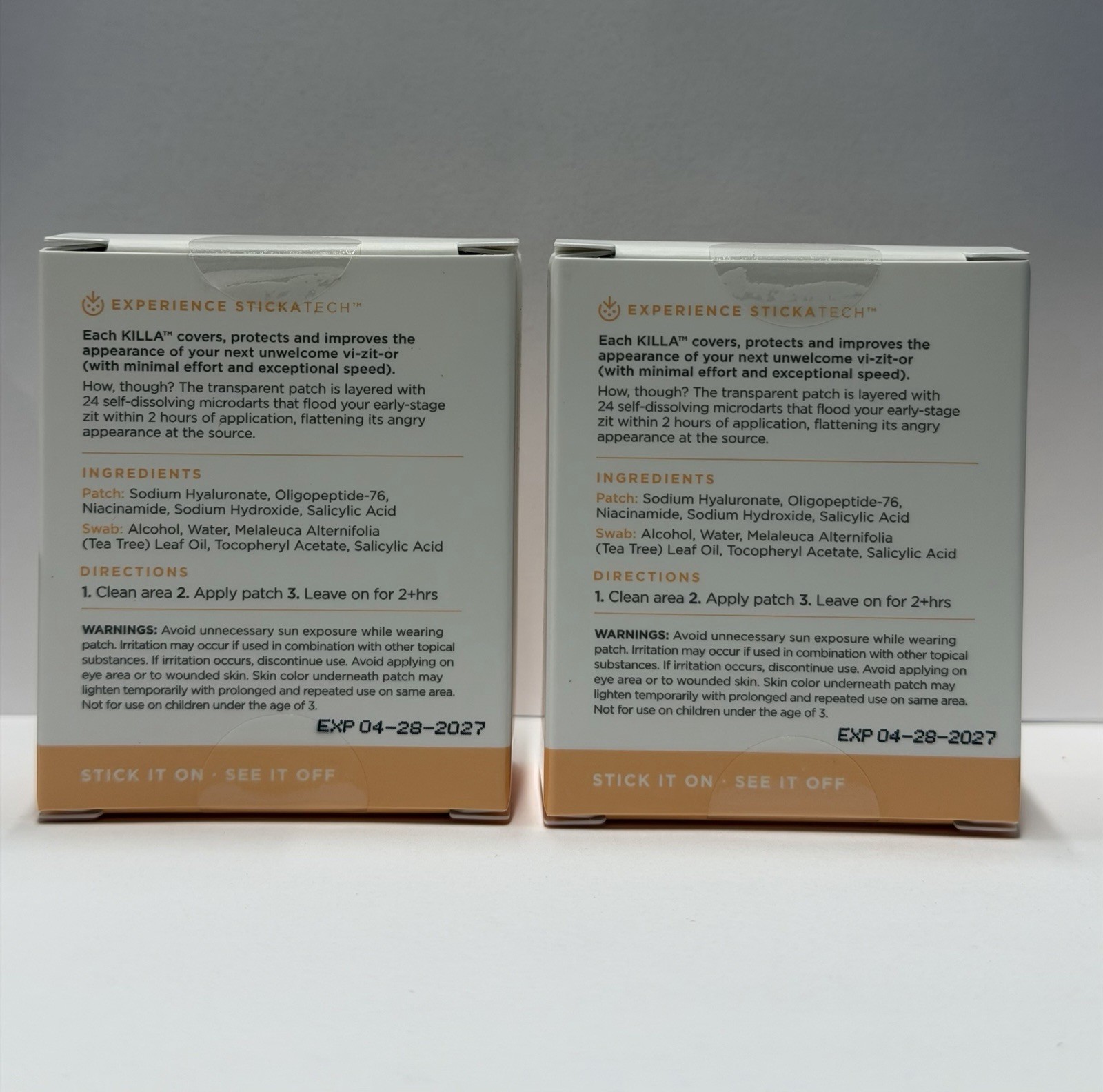 Zitsticka Killa Deep Access Patch 4 Patches & Swabs Kit Exp. 04/28/27 ( Pack 2 )