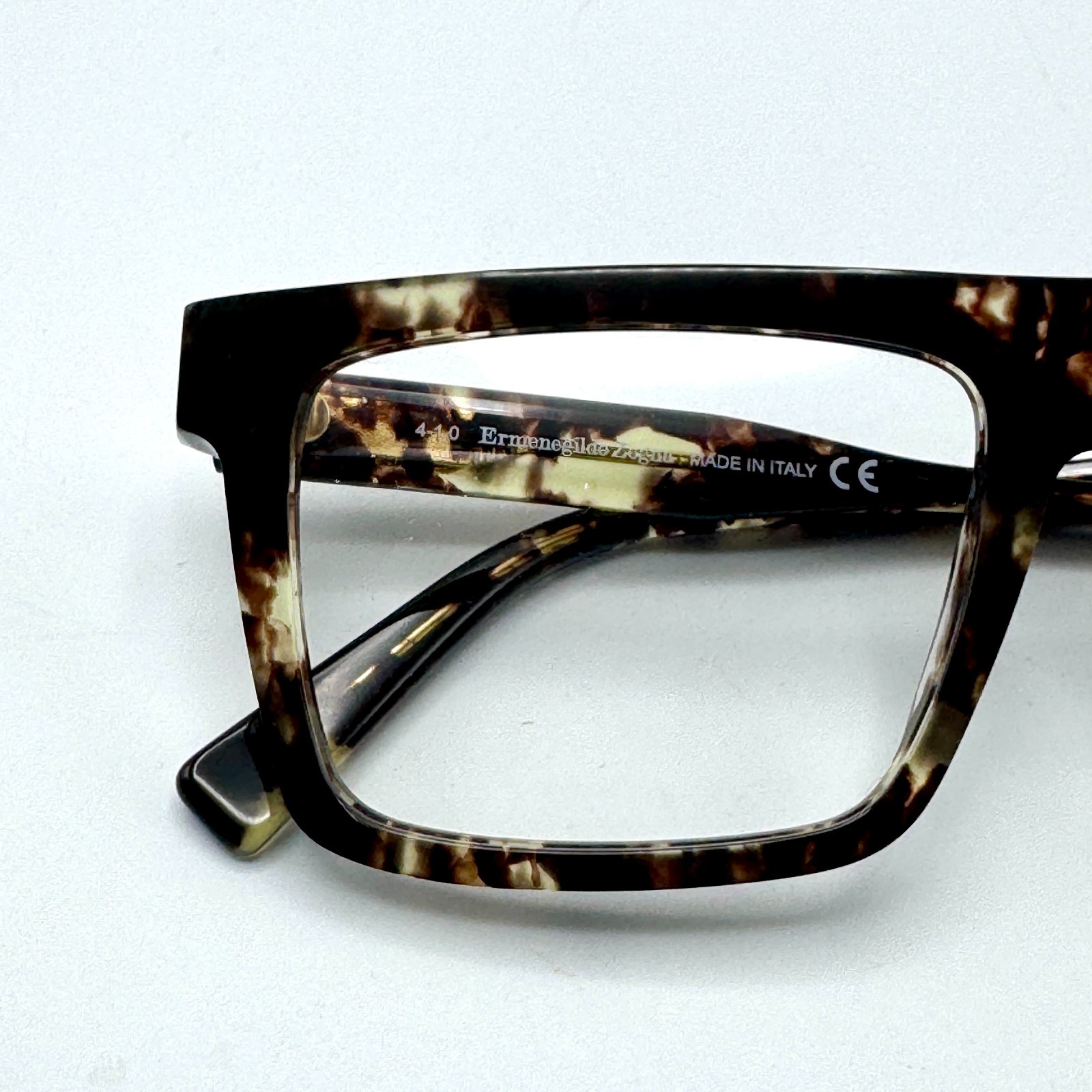 Ermenegildo Zegna Eyeglass Frames XXX15 EZ5199 56P Havana Rectangle 55-18-150