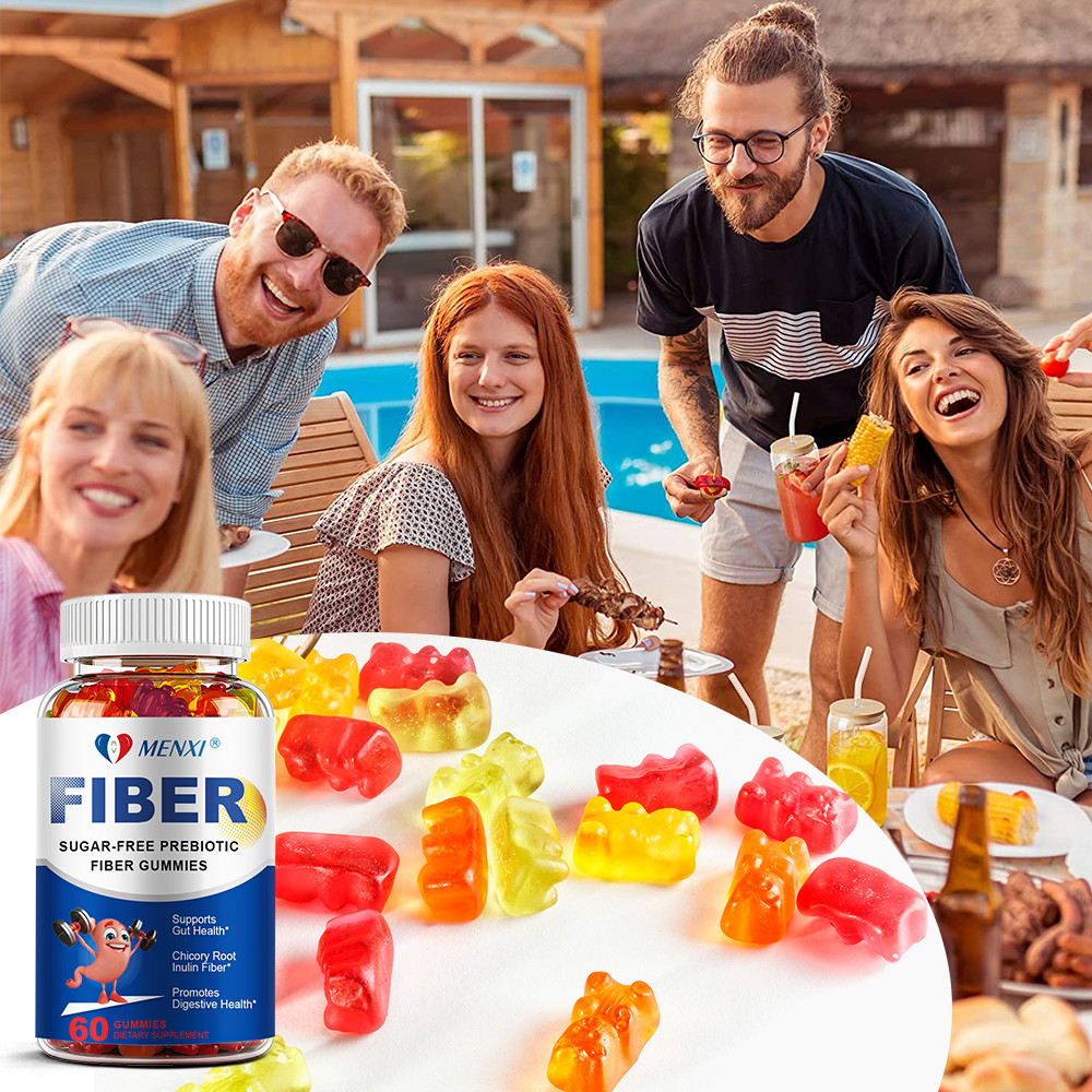 2Packs Fiber Gummies 5000mg Per Serving Natural Supplement, Healthy Digestion