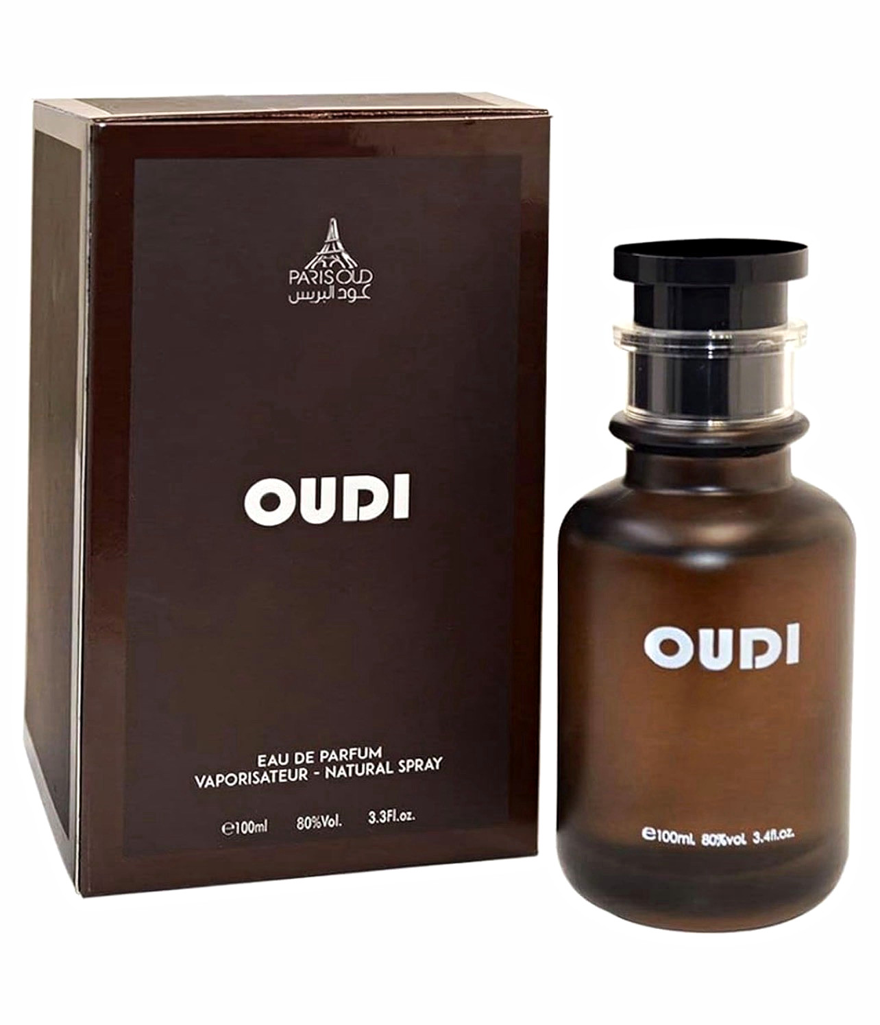 Paris Oud Oudi Eau de Parfum Spray 3.3 fl oz Fresh Spicy Fruity Oud Amber