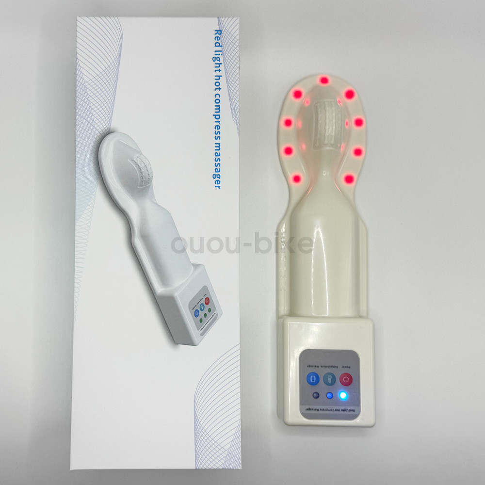Hemorrhoid Relief Device Red Light Heat Therapy Adjustable Vibration Modes