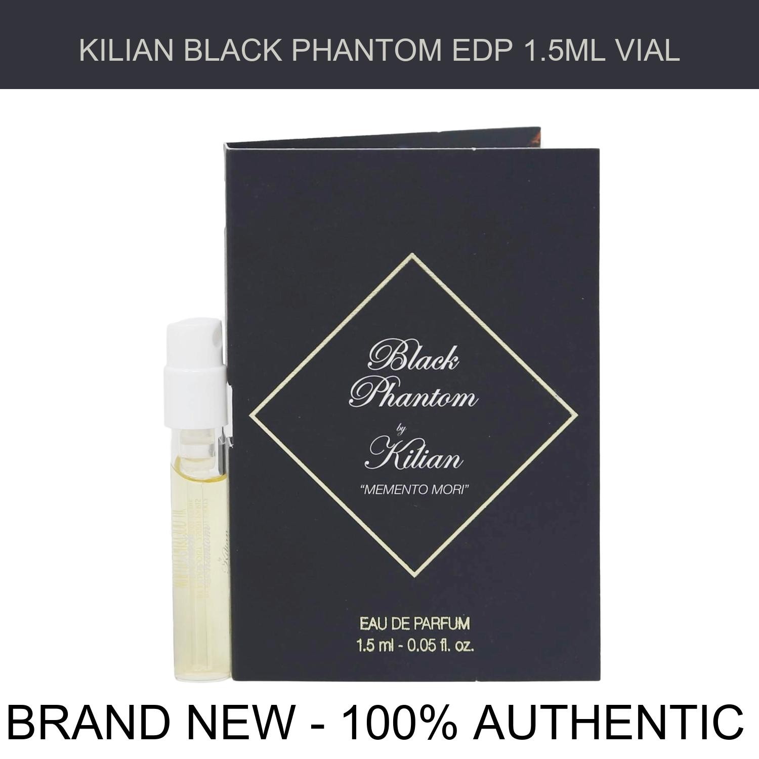 Kilian Black Phantom Unisex Eau de Parfum Vial 0.06 oz / 2ml – Brand New