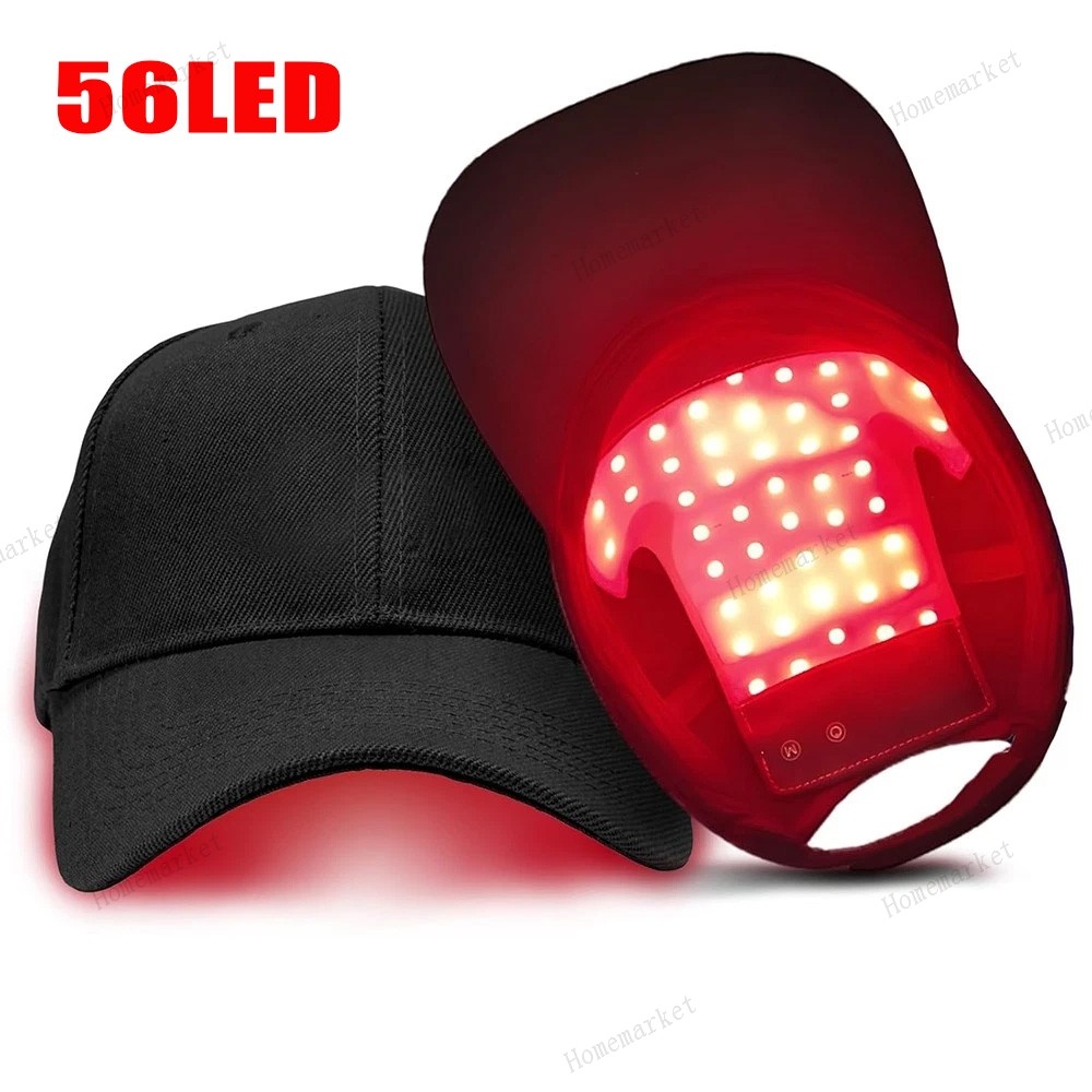 660nm Red LED Light Therapy Hat Hair Regrowth Hair growth Anti-Hair Loss Cap US