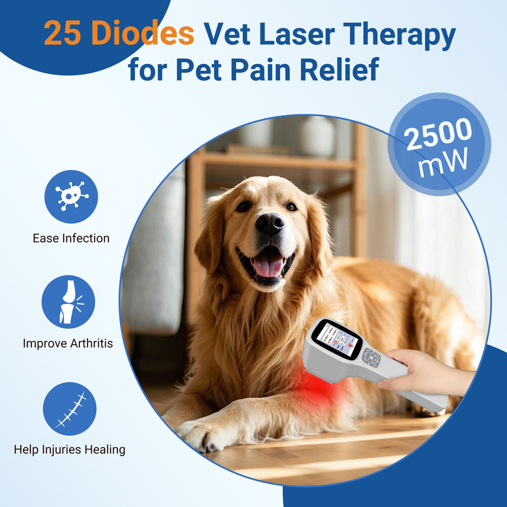 Cold Laser Therapy Device 25 Diodes 650nm 808nm 905nm 980nm Inflammation Relief